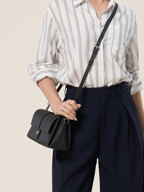 Genuine Leather Clutch Purses for Women Shoulder Bag Trendy ...