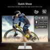 71gHXkMMCyL._AC_SL1500_.jpg 32 Inch 4K Smart Monitor with Google TV System UHD 3440x2560P Hey Google Voice Remote Netflix Licensed Dolby Audio HDR KVM Technology WiFi Bluetooth 65W PD Type C Fast Charger VESA Support