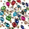 Gold Rhinestones,Choupee Sew On Rhinestones Sew on Glass Gem...