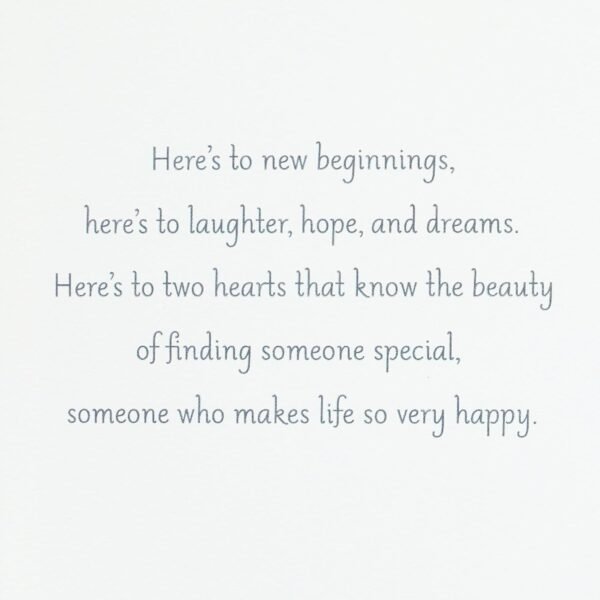 Hallmark Wedding Card (Removable Keepsake Wooden Heart Ornam...