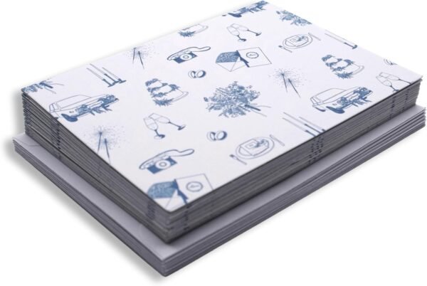 Wedding Toile Thank You Cards with Envelopes, 24 Pack - 4.75...