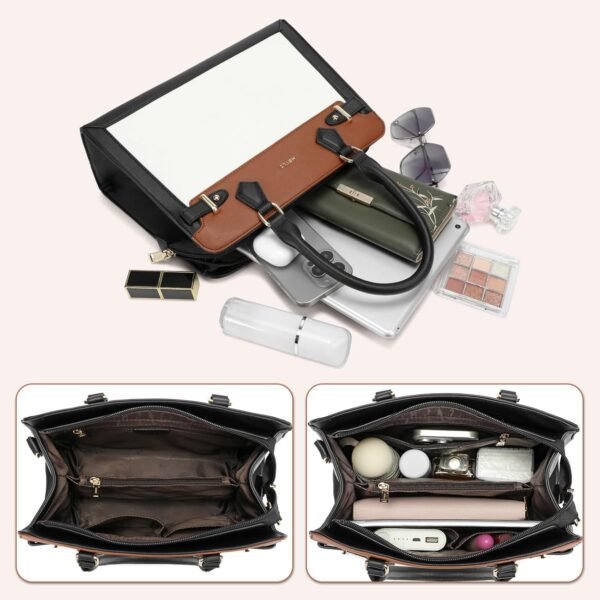 Keyli 2pcs Purses and Handbags for Women, Fashion Vegan Leat...