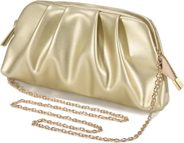 SWEETV Dressy Vegan Leather Clutch Purse for Women Formal, S...