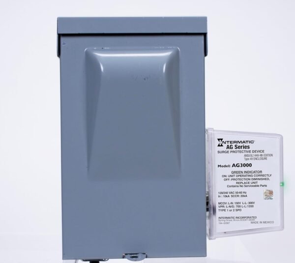 Intermatic AG3000 120/240 VAC Universal HVAC Surge Protective Device, 2 Pack - Comprehensive Surge Protection, TPMOV Technology, Watertight Enclosure - UL Listed and Reliable