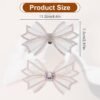 2 Pcs Shoe Clips for Women Dress Shoes, Mesh Bow Rhinestone ...