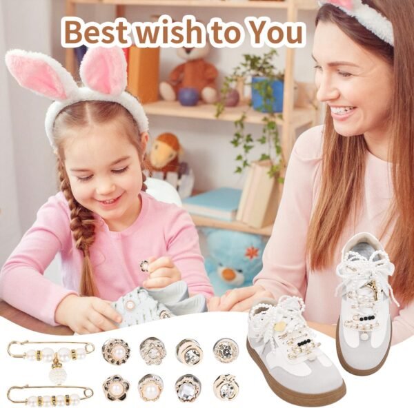 32PCS Shoe Charms for Sneakers - Bling Shoe Charms, Women an...