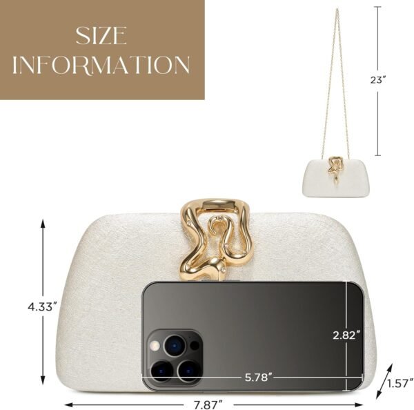 SWEETV Glitter Clutch Purses for Women Elegant Evening Bag f...