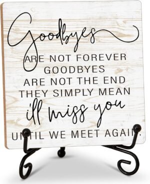 In Loving Memory Gifts for Loss of Loved One, Rustic In Loving Memory Gifts for Loss of Loved One, Rustic Goodbye...
