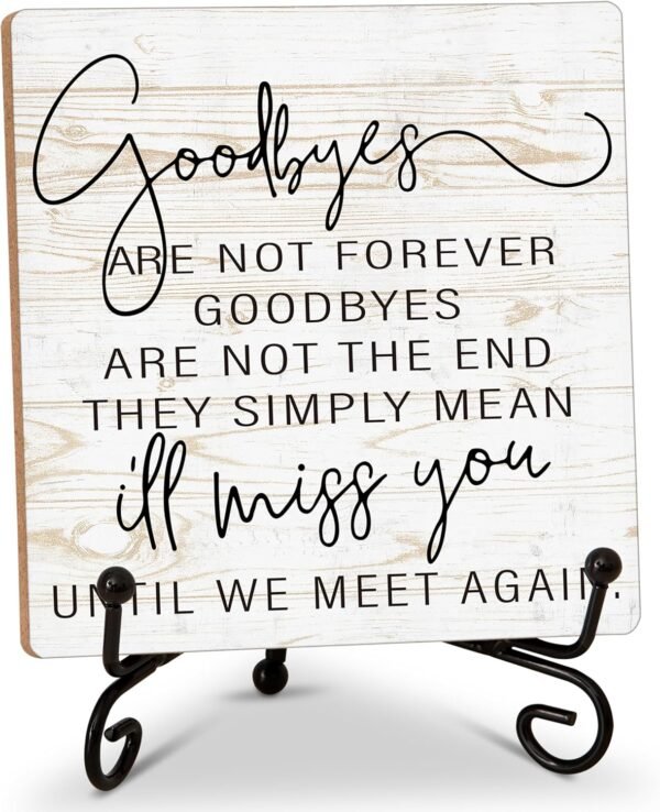 In Loving Memory Gifts for Loss of Loved One, Rustic Goodbye...