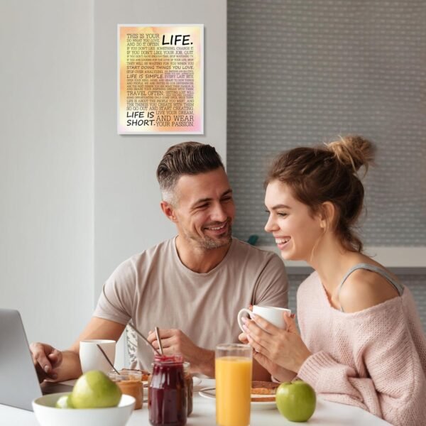 This Is Your Life Do What You Love - Inspirational Wall Art ...