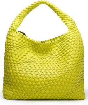 Queenoris Fashion Woven Purse for Women Top-handle Shoulder ... Queenoris Fashion Woven Purse for Women Top-handle Shoulder ...