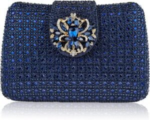 Sparkly Rhinestone Unique Evening Bag Women Floral Clutch Ha... Sparkly Rhinestone Unique Evening Bag Women Floral Clutch Ha...