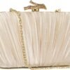 Clutch Purses for Women Evening/Wedding Chic Woven Bag Forma...