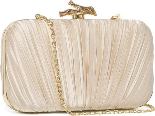 Clutch Purses for Women Evening/Wedding Chic Woven Bag Forma...