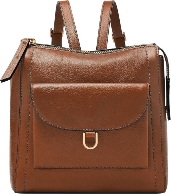Fossil Women's Parker Leather Convertible Backpack Purse Han...