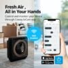 Coway Airmega AP-1512HHS App-Enabled Smart Technology, Compatible with Amazon Alexa True HEPA Air Purifier, Black/Bronze