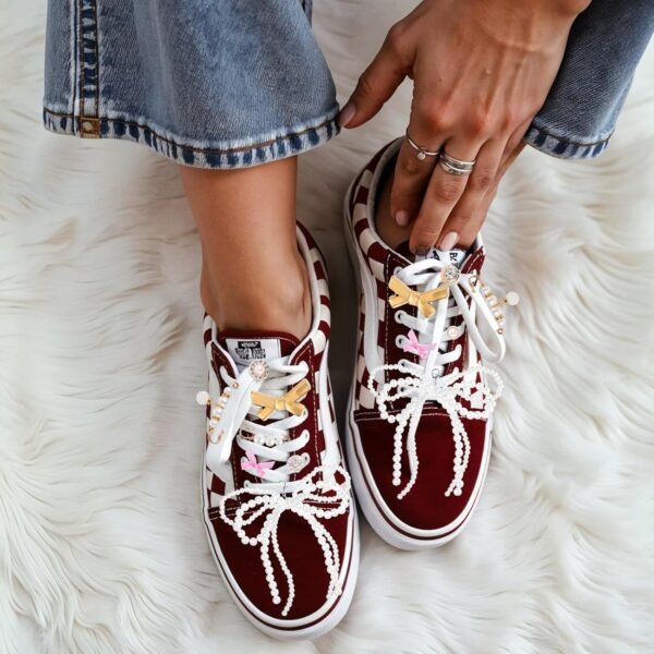 Shoe Charms for Sneakers 30 Pcs Shoelace Charms Contain Bows...