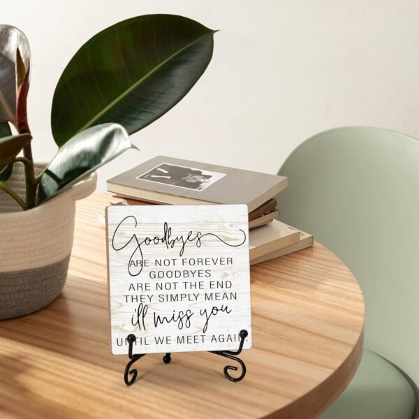 In Loving Memory Gifts for Loss of Loved One, Rustic Goodbye...
