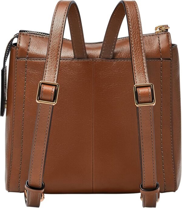 Fossil Women's Parker Leather Convertible Backpack Purse Han...