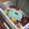 PackIt® Freezable Snack Bag, Sage, Built with ECOFREEZE® Technology, Collapsible, Reusable, Zip Closure, Designed For Keeping Snacks Fresh On the Go