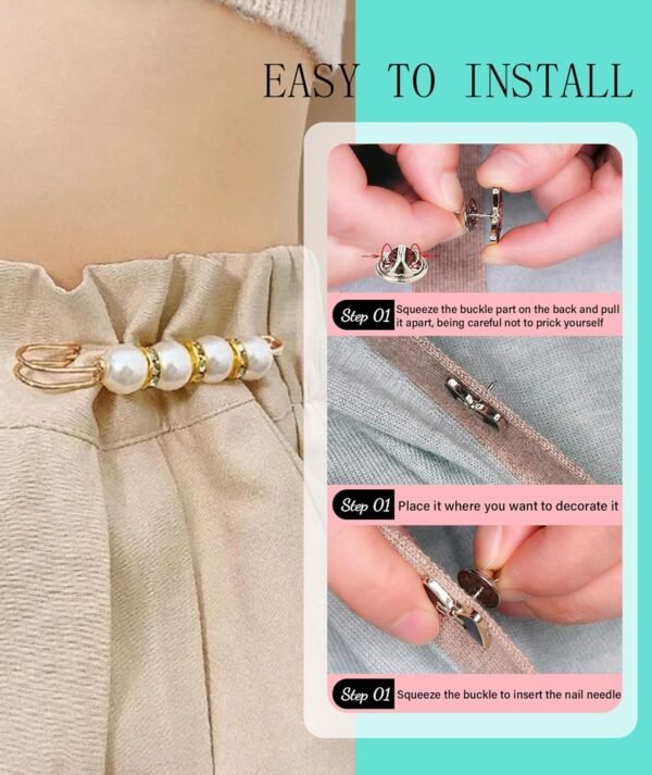 65 PCS Diy Charms For Socks - Safety Brooches And Pins For W...