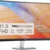 Dell S3222HN Curved Monitor - 31.5-inch FHD (1920x1080) 75Hz 4Ms Dell S3222HN Curved Monitor - 31.5-inch FHD (1920x1080) 75Hz 4Ms 1800R Curved Display, HDMI Connectivity, AMD FreeSync Technology, Tilt Adjustability - Silver