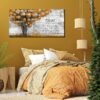 Inspiration Quotes Brown Tree Pictures Wall-Decor for Bedroo...