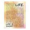 This Is Your Life Do What You Love - Inspirational Wall Art ...