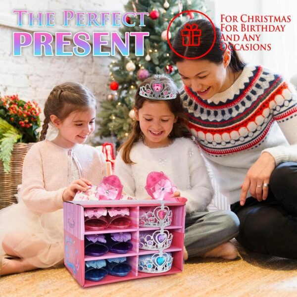 Princess Dress Up Girls Clothes - Toddlers Costume with Skir...