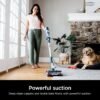 Shark HZ3002 Stratos Ultralight Corded Stick Vacuum with DuoClean PowerFins HairPro, Self-Cleaning Brushroll, & Odor Neutralizer Technology, Navy