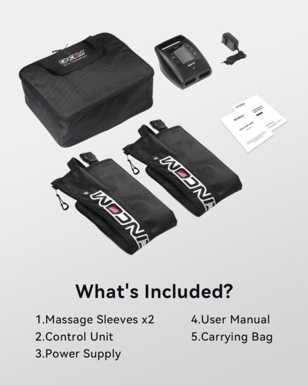 CINCOM Cordless Leg Recovery System with Dynamic Compression Massage Technology - 3 Different Sizes for Everyone(Medium)