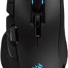 CORSAIR IRONCLAW WIRELESS RGB Rechargeable Gaming Mouse with Slipstream Technology - 18,000 DPI - 3-Zone RGB Multi-Color Backlighting - Black