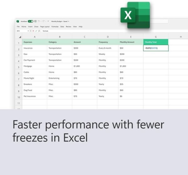 Microsoft Office Home 2024 | Classic Apps: Word, Excel, PowerPoint | One-Time Purchase for 1 PC/MAC | Instant Download | Formerly Home & Student 2021 [PC/Mac Online Code]