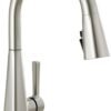 Delta Lenta Touchless Kitchen Faucet with Touch Technology, Brushed Nickel Delta Lenta Touchless Kitchen Faucet with Touch Technology, Brushed Nickel Kitchen Sink Faucet with Pull Down Sprayer, Single Hole, SpotShield 19802TLZ-SP-DST