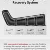 CINCOM Cordless Leg Recovery System with Dynamic Compression Massage Technology - 3 Different Sizes for Everyone(Large)