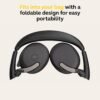 Jabra Evolve2 65 Flex Wireless Stereo Headset - Bluetooth, Noise-Cancelling ClearVoice Technology & Hybrid ANC - Certified for Microsoft Teams - Black