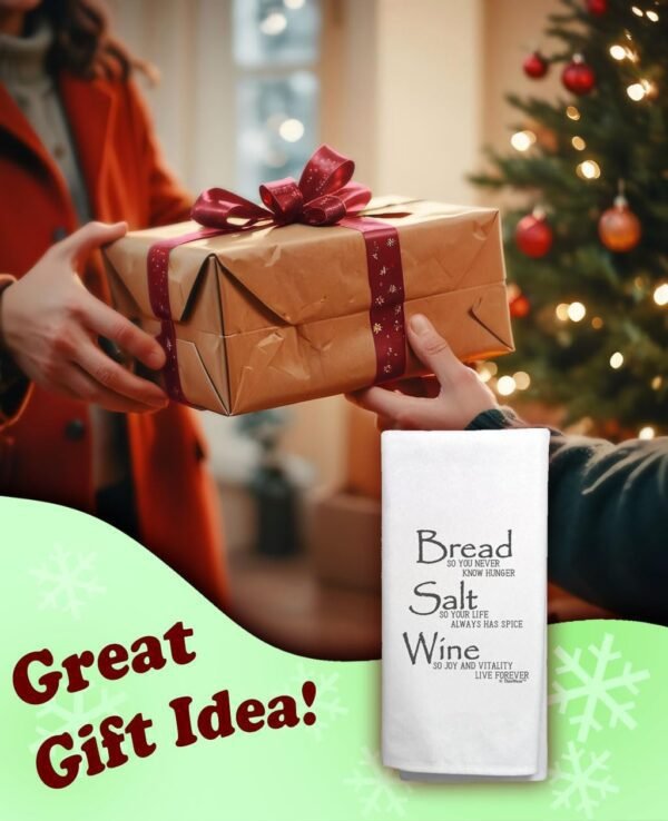 ThisWear Bread Salt Wine Housewarming Gift for Women Wonderf...