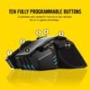 CORSAIR IRONCLAW WIRELESS RGB Rechargeable Gaming Mouse with Slipstream Technology - 18,000 DPI - 3-Zone RGB Multi-Color Backlighting - Black