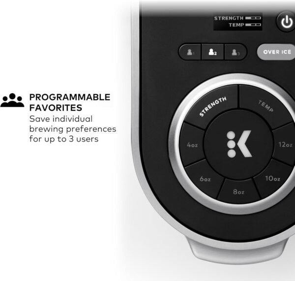 Keurig K-Supreme Plus Single Serve K-Cup Pod Coffee Maker, MultiStream Technology, Customizable Strength and Temperature Settings, Programmable, 78oz Removable Reservoir, Stainless Steel