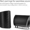 71DB53IIL1L._AC_SL1500_.jpg Definitive Technology Dymension AW-650 Outdoor Speaker (Black, Pair), Two-Way Surface Mount, 6.5" Woofer, 1” Tweeter, & 5”x10 Passive Bass Radiator, IP66 All-Weather Wired Outdoor Speakers