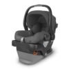 UPPAbaby Mesa V2 Infant Car Seat/Easy Installation/Innovative SmartSecure Technology/Base + Robust Infant Insert Included/Direct Stroller Attachment/Greyson (Charcoal Mélange)