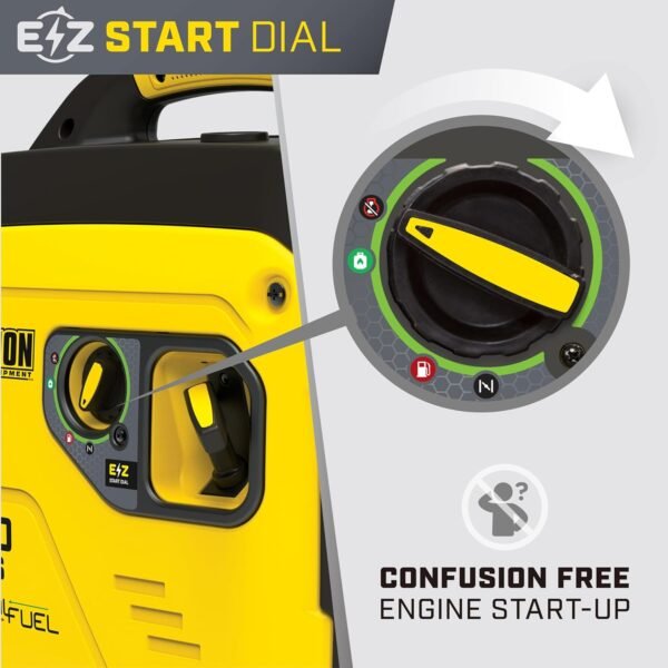 Champion Power Equipment 4000-Watt Dual Fuel RV Ready Portable Inverter Generator with Quiet Technology and CO Shield