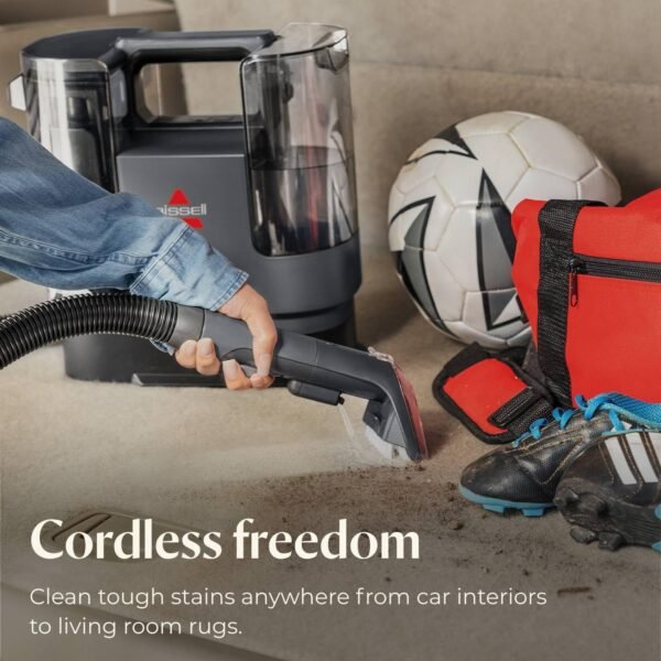 71H8LeijSL._AC_SL1500_.jpg BISSELL Little Green Cordless Portable Deep Cleaner with 25V Lithium-Ion Battery & Battery-Boost Technology, 3682