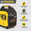 Champion Power Equipment 4000-Watt RV Ready Portable Inverter Generator with Quiet Technology and CO Shield