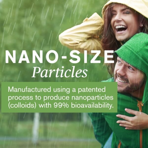 Nature's Sunshine Silver Shield Liquid, 32 Fl Oz | Colloidal Silver Liquid with Aqua Sol Technology Provides Immune Support and Protection