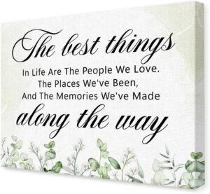 The Best Things in Life Inspirational Wall Art,Positive Quot... The Best Things in Life Inspirational Wall Art,Positive Quot...