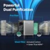 Coway Airmega 400S(G) App-Enabled Smart Technology Compatible with Amazon Alexa True HEPA Air Purifier, Covers 1,560 sq. ft, Graphite