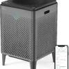 Coway Airmega 400S(G) App-Enabled Smart Technology Compatible with Amazon Alexa True HEPA Air Purifier, Covers 1,560 sq. ft, Graphite