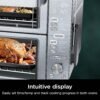 81wxwOFB96L._AC_SL1500_.jpg Ninja Countertop Oven Double Stack XL & Air Fryer with Pro Cook System, 12-in-1, Flexdoor, FlavorSeal, SMART FINISH with DualZone Technology, Air Fryer, Bake, Broil, Reheat, Stainless Steel, DCT651