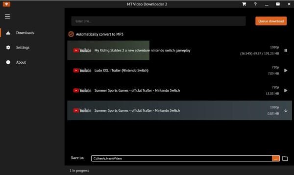 Video and Audio Downloader PRO 2 software for YouTube – download your favorite YouTube videos as MP4 video or MP3 audio – compatible with Windows 11, 10, 8